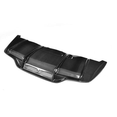 Carbon fiber Rear Diffuser PSM Style - Mercedes Benz W205 C63 AMG Coupe 2-Door 15-17-carbonizeduk