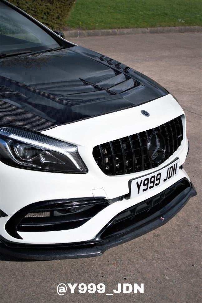 Mercedes Benz A45 A class Varis style Vented carbon Bonnet 2013-2018-carbonizeduk