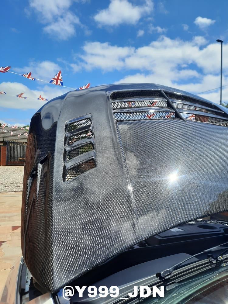 Mercedes Benz A45 A class Varis style Vented carbon Bonnet 2013-2018-carbonizeduk