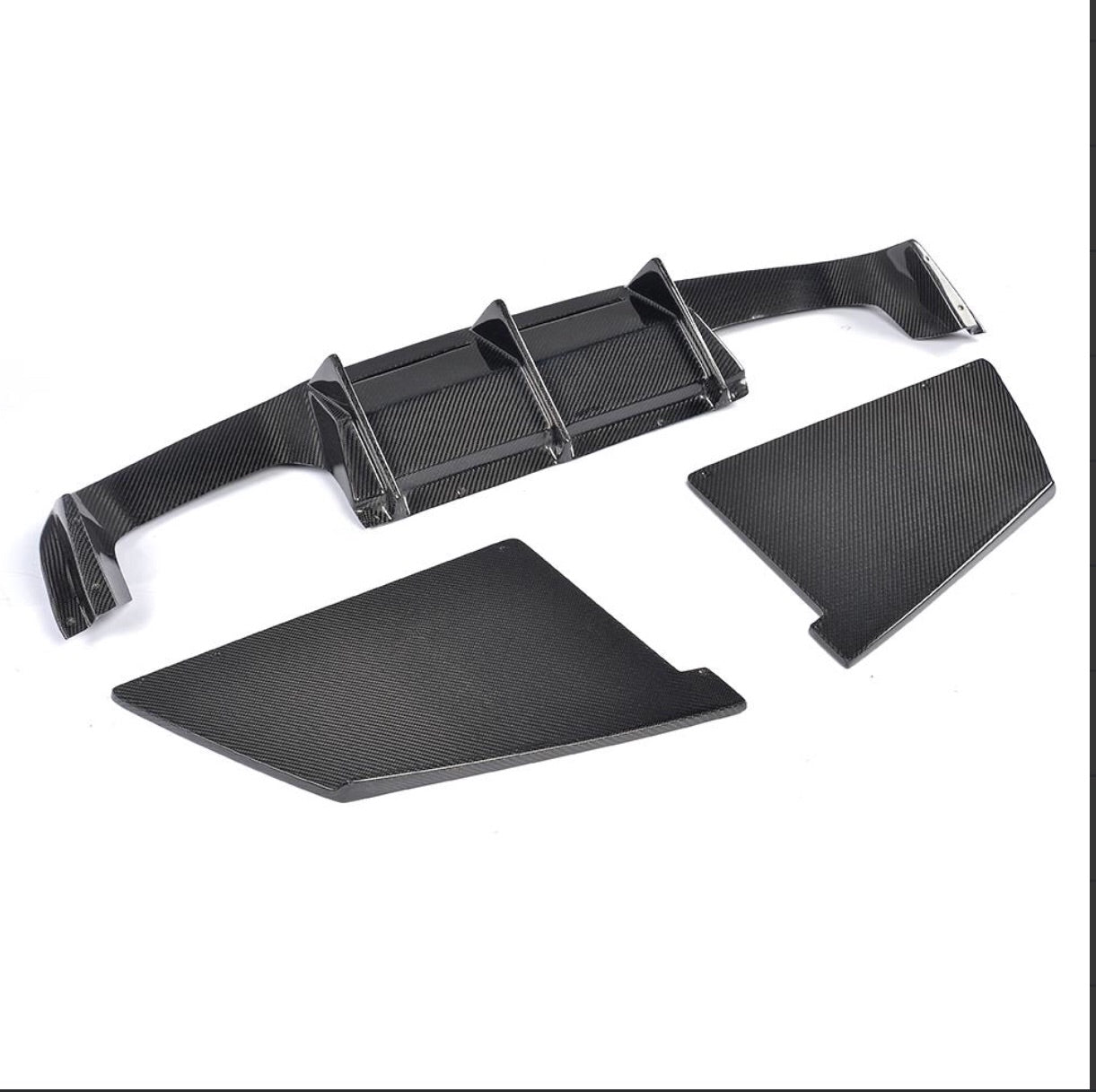 BMW M2 F87 16-18 Carbon Fibre Big Fin MTC Style diffuser-carbonizeduk