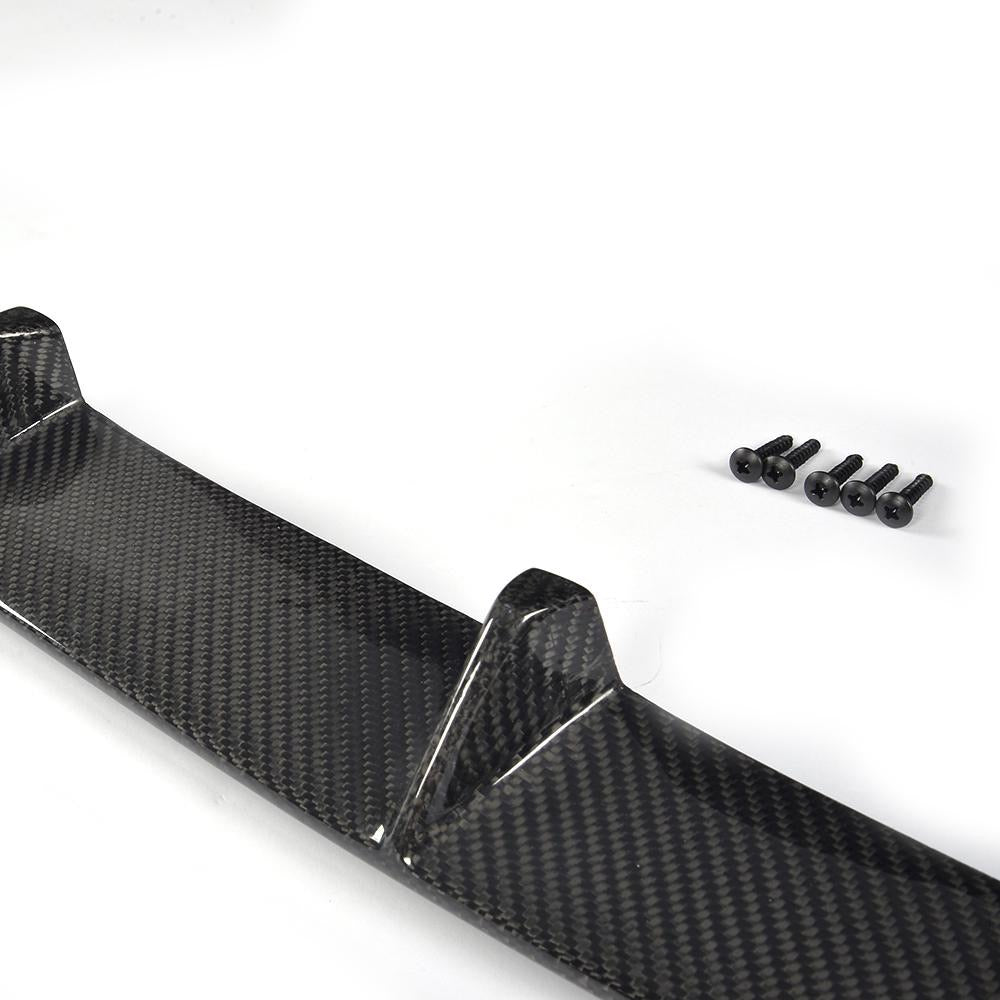 Carbon Fiber Front Lip Splitter Audi A3 S-LINE S3 Hatchback 14-15-carbonizeduk