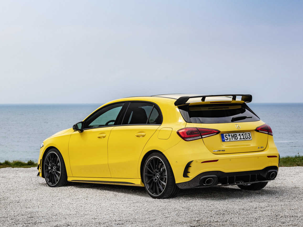 Mercedes Benz A35/A45AMG Carbon Fibre Aero Spoiler 19-20-carbonizeduk