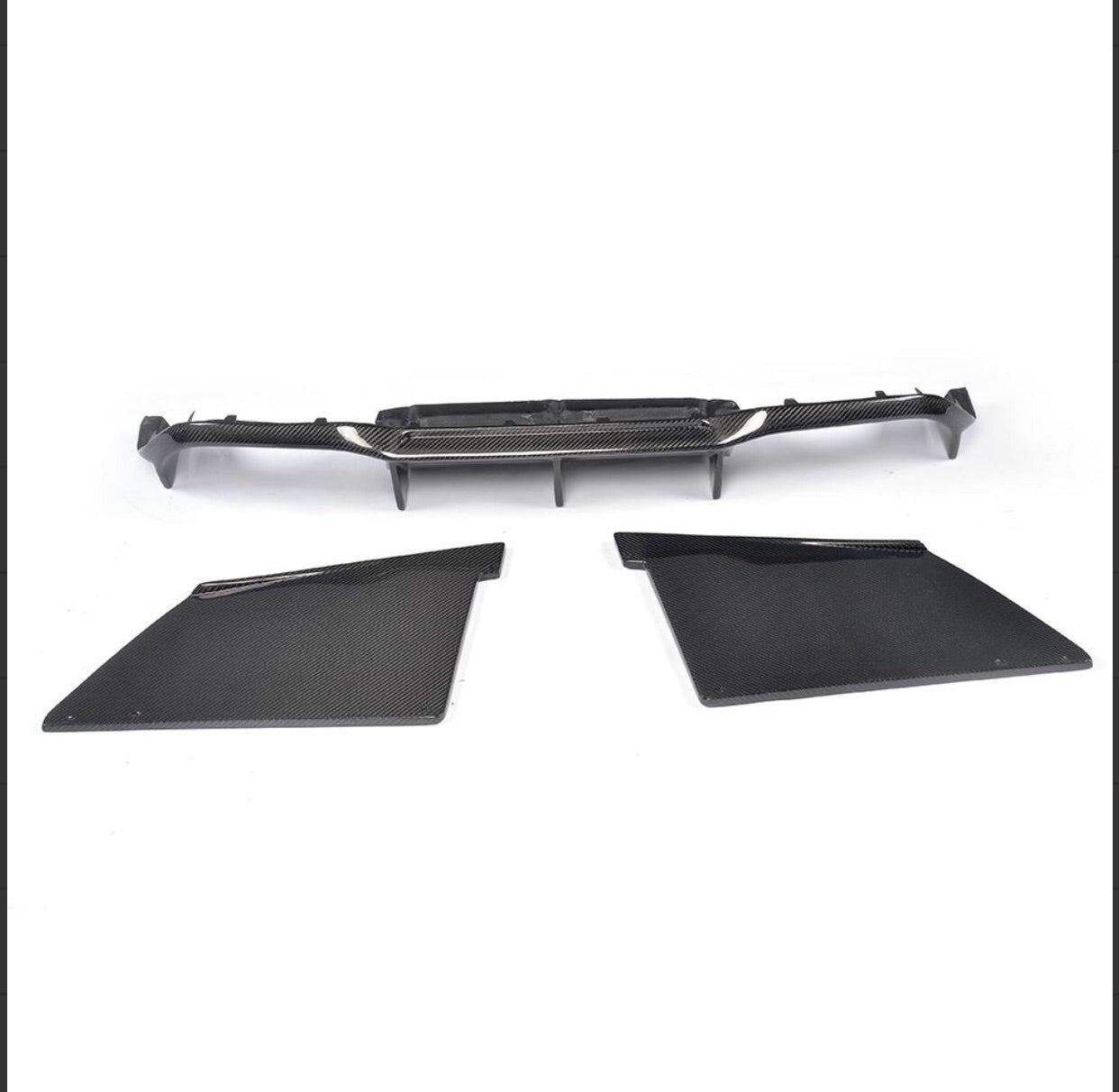 BMW M2 F87 16-18 Carbon Fibre Big Fin MTC Style diffuser-carbonizeduk