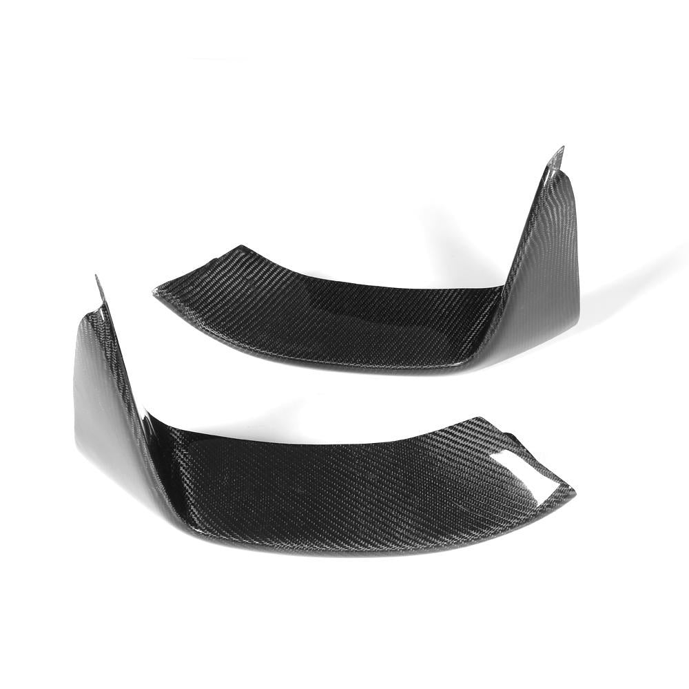 BMW F82 M4 Carbon fibre Air Intake covers Canard set-carbonizeduk