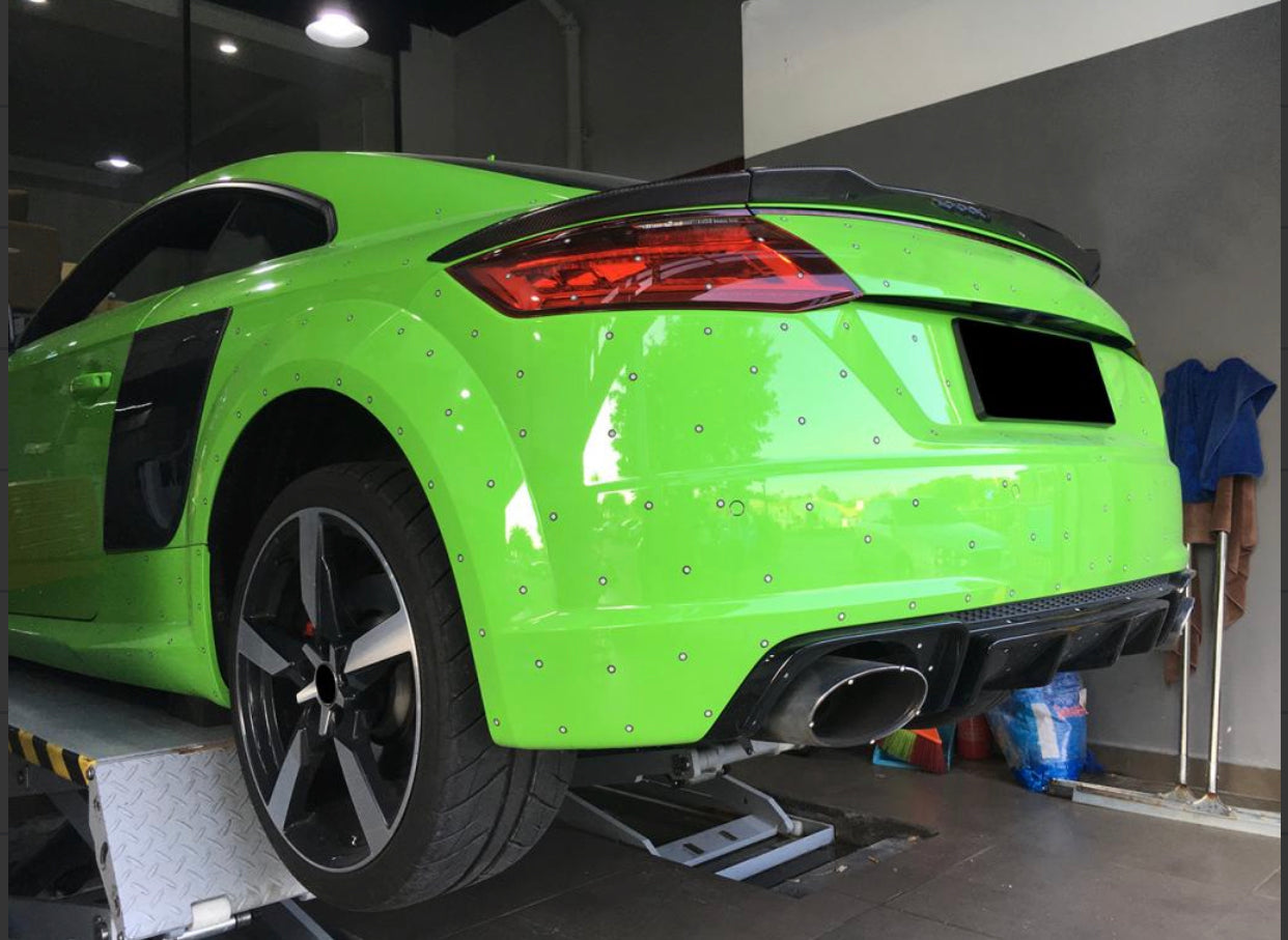 Carbon Fiber Rear Spoiler for Audi TT MK3 Type 8S TTS TTRS TT SLINE 2-Door 2015-2017-carbonizeduk