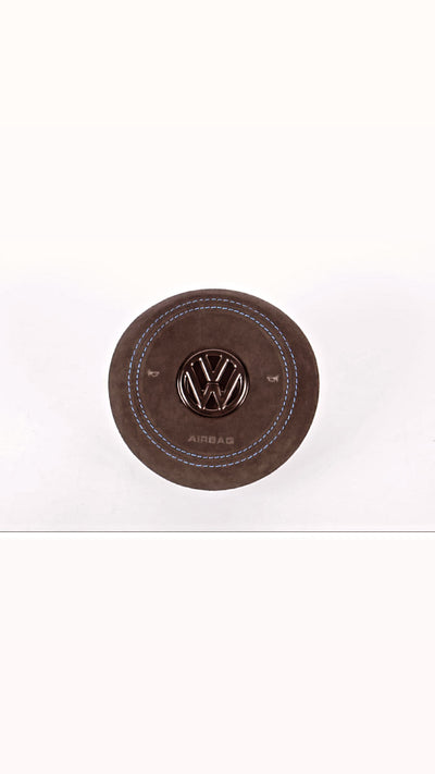 Steering Wheel Alcantara Airbag cover For Volkswagen MK7/7.5 /GTI/R-carbonizeduk