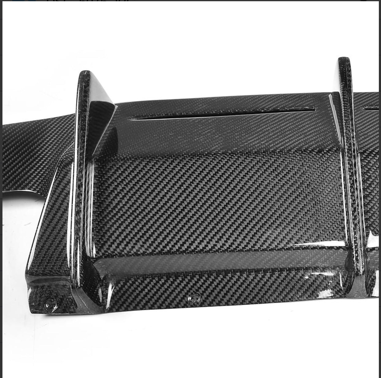 BMW M2 F87 16-18 Carbon Fibre Big Fin MTC Style diffuser-carbonizeduk