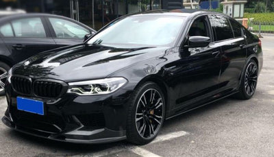 BMW F90 M5 Carbon Fibre Front Lip Splitter-carbonizeduk