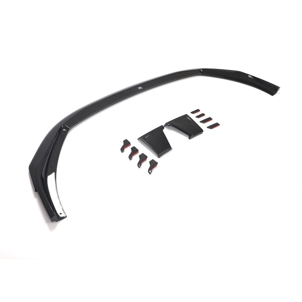 Audi RS4 Avant B9 Dry Carbon Fibre Front Lip splitter Kit 2019+-carbonizeduk