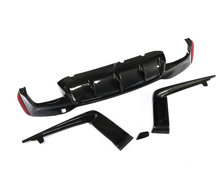 BMW F90 M5 Carbon Fibre Rear Bumper Diffuser 18-19-carbonizeduk