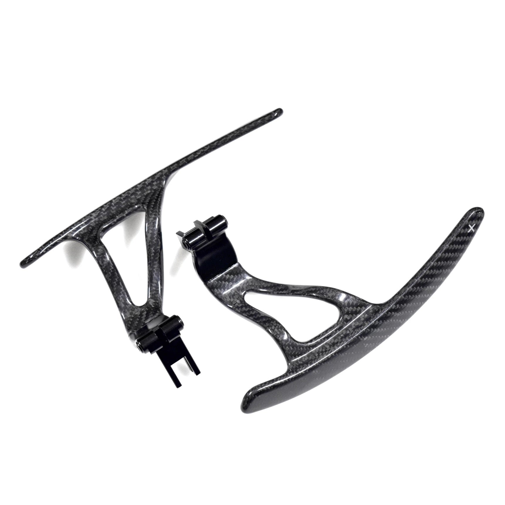 Nissan GT-R R35 Extended gloss carbon fibre steering wheel replacement paddle shifters 2008-2016-carbonizeduk