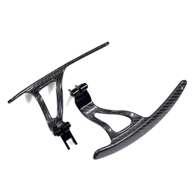 Nissan GT-R R35 Extended gloss carbon fibre steering wheel replacement paddle shifters 2008-2016-carbonizeduk