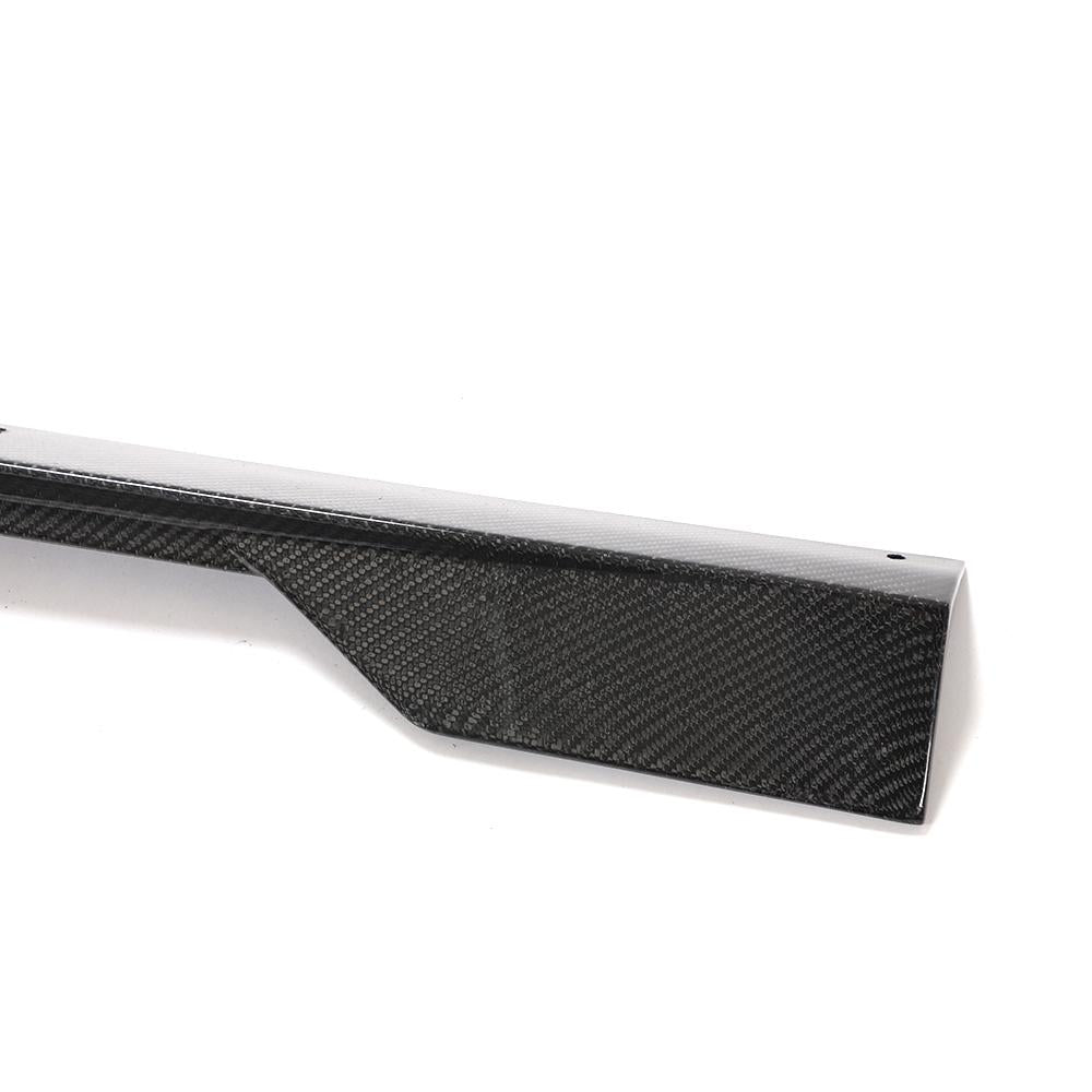Carbon Fiber side skirts extension For Audi S3 RS3 Saloon 4-Door 2017-2019-carbonizeduk
