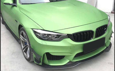 BMW F80 M3 Carbon Fibre V Style Splitter 14-17-carbonizeduk