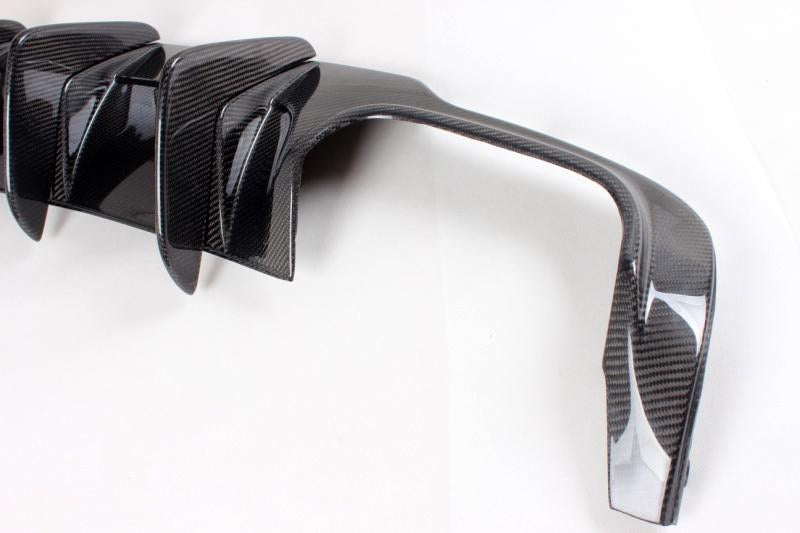 Mercedes Benz C63 W204 Carbon Fibre Rear Bumper Diffuser 12-14-carbonizeduk