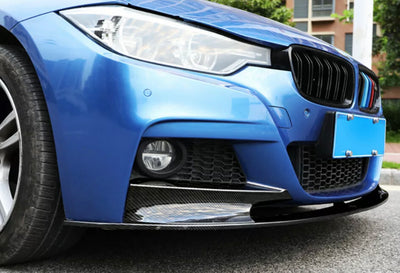 BMW F30 3-Series M Sport Front splitter Bumper Lip For 2012-2018-carbonizeduk