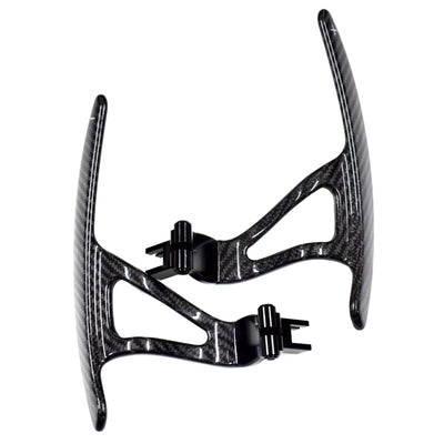 Nissan GT-R R35 Extended gloss carbon fibre steering wheel replacement paddle shifters 2008-2016-carbonizeduk