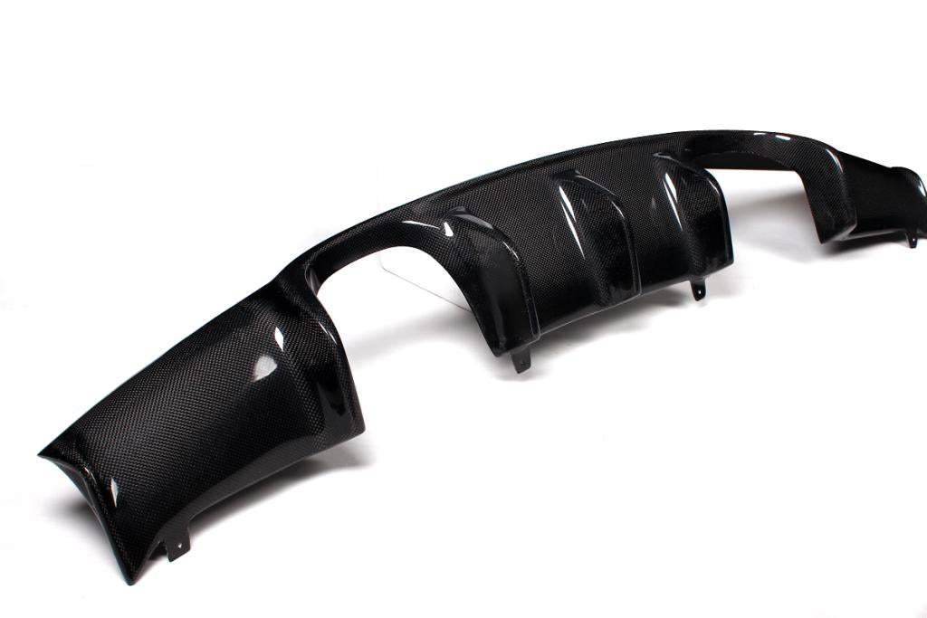 BMW E92/E93 CARBON FIBRE V STYLE DIFFUSER 2007-2013-carbonizeduk
