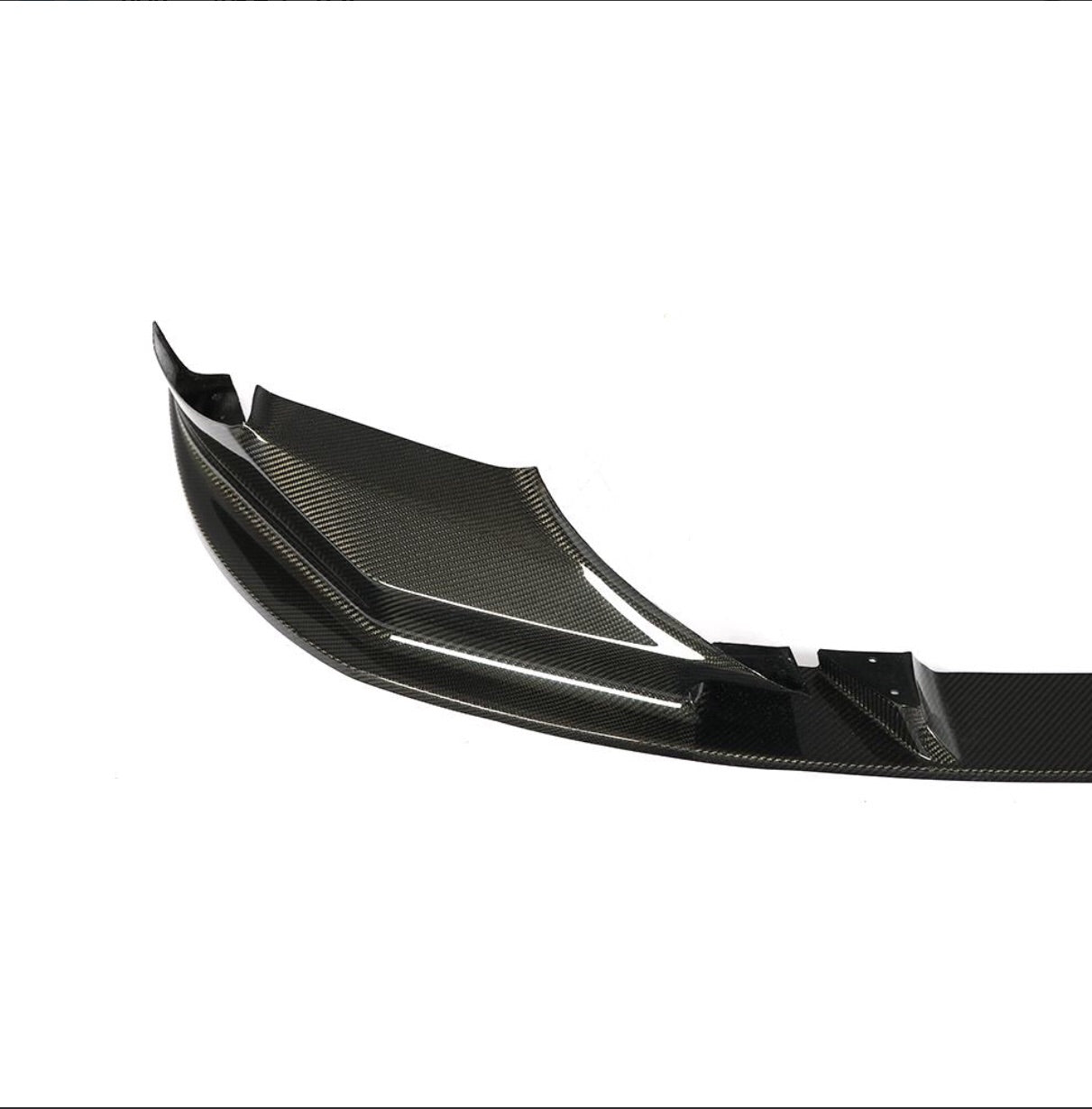 BMW F90 M5 Carbon Fibre Front Lip Splitter-carbonizeduk
