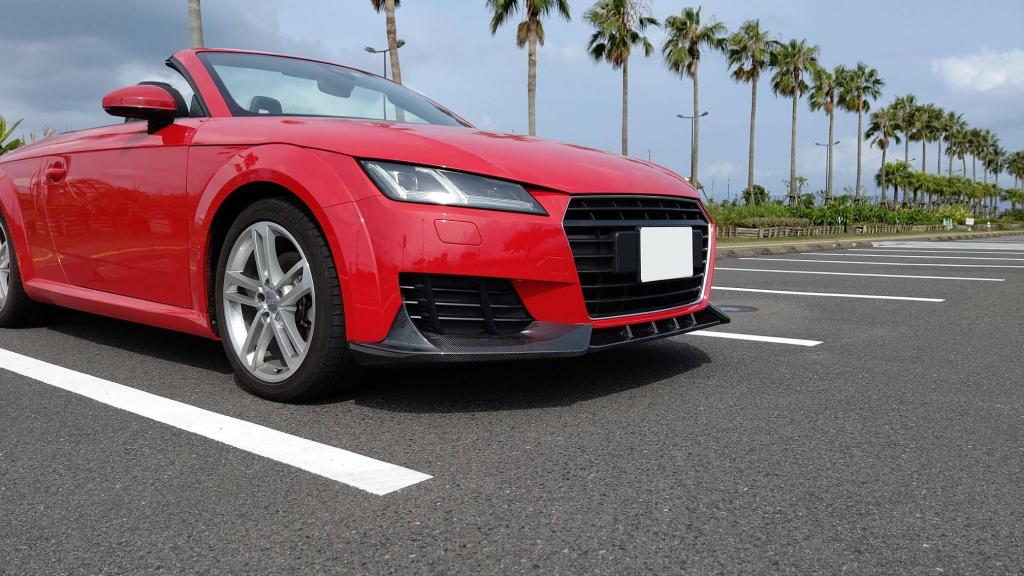 Audi TT Quattro Carbon Fiber DTM Front Lip Coupe 2-Door 2015-2018-carbonizeduk