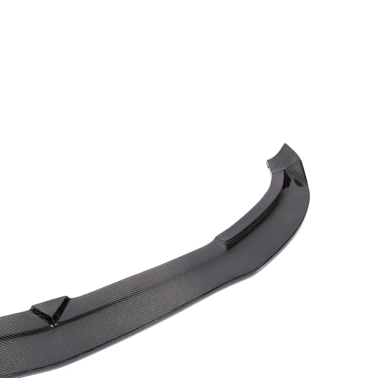 Mercedes Benz A Class W176 Revozport style Carbon Fibre Front Splitter 2013- 2015-carbonizeduk