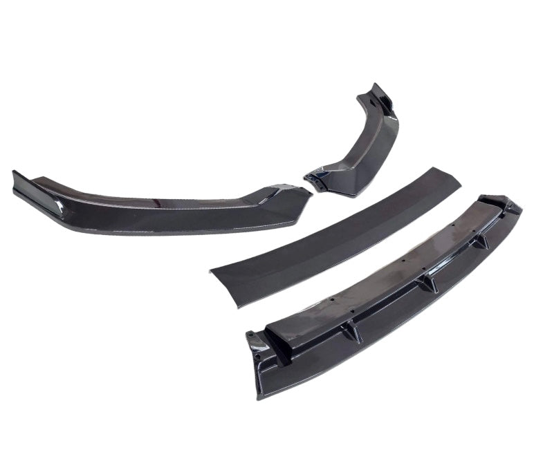 Audi S3 & S - Line HT style Gloss Black Front Lip splitter 2017-2019-carbonizeduk