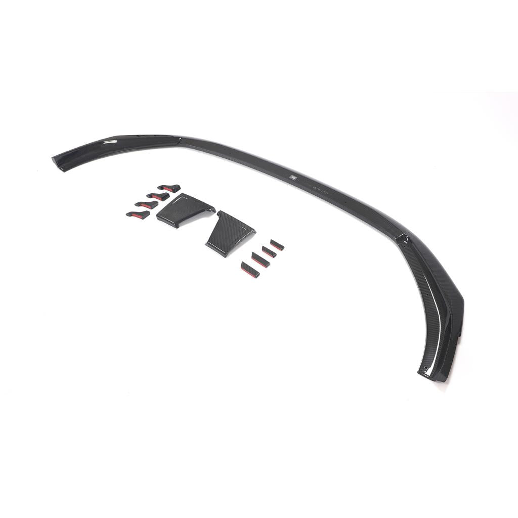Audi RS4 Avant B9 Dry Carbon Fibre Front Lip splitter Kit 2019+-carbonizeduk