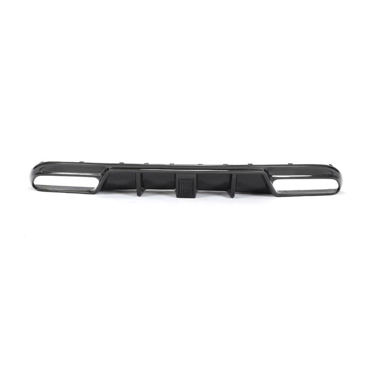 Mercedes Benz C63 W205 Carbon Fibre Rear Bumper Diffuser+ with brake lights-carbonizeduk