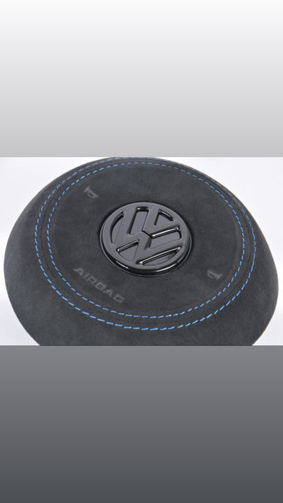 Steering Wheel Alcantara Airbag cover For Volkswagen MK7/7.5 /GTI/R-carbonizeduk
