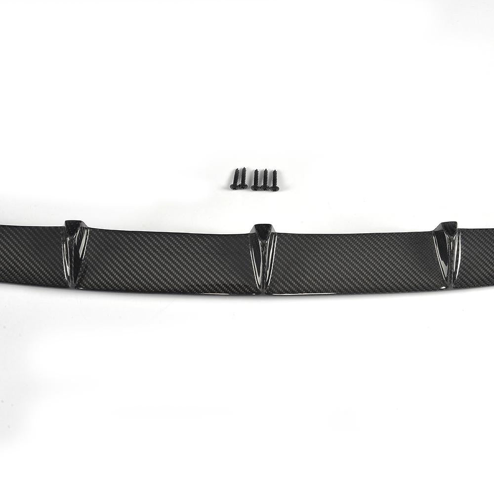 Carbon Fiber Front Lip Splitter Audi A3 S-LINE S3 Hatchback 14-15-carbonizeduk