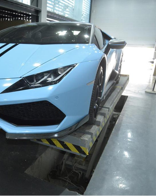 Carbon Fiber Front Splitters for Lamborghini Huracan LP600 LP610 Coupe 2-Door 14-17-carbonizeduk