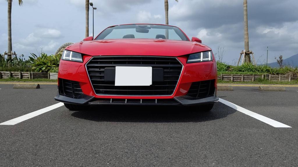 Audi TT Quattro Carbon Fiber DTM Front Lip Coupe 2-Door 2015-2018-carbonizeduk