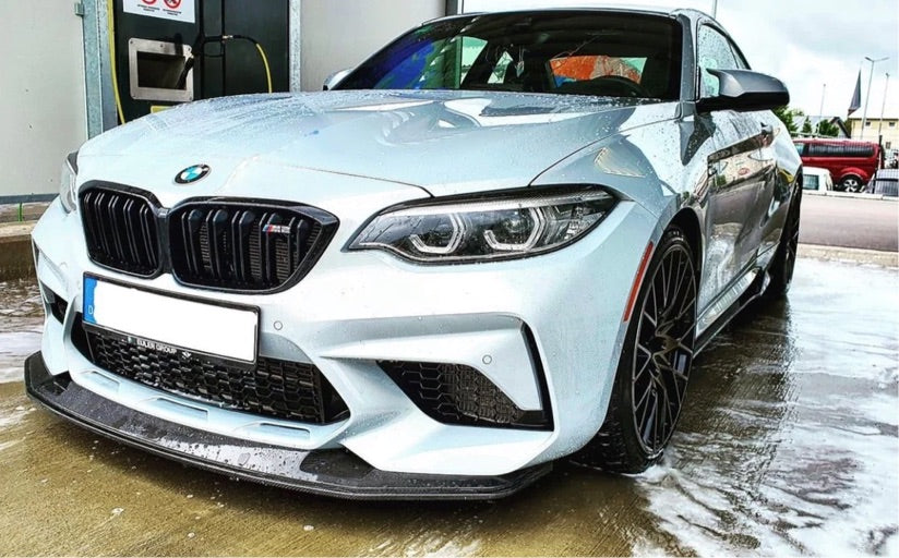 Carbon Fibre GTS STYLE Front Bumper Lip for BMW F87 M2 Competition Coupe 2-Door 2018-2020-carbonizeduk