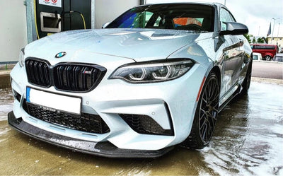 Carbon Fibre GTS STYLE Front Bumper Lip for BMW F87 M2 Competition Coupe 2-Door 2018-2020-carbonizeduk