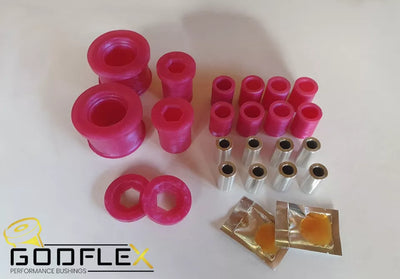Mini Cooper S R56 07-13 Front Wishbone Rear & Rear Control Arm Bushing Kit Poly-bushes-carbonizeduk