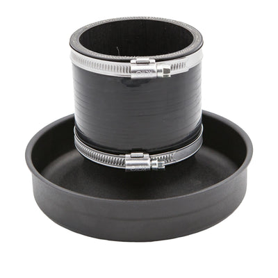 90mm Aluminium Velocity Stack with Silicone Coupler (3.5inch)-Filters-carbonizeduk
