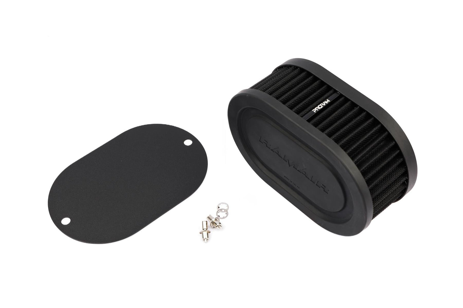 Pleated Carb Intake Air Filter MultiFit Blank Plate 65mm Int Height-Filters-carbonizeduk