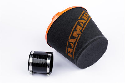 Ramair Foam Performance Universal Cone Large Intake Filter Coupler - 90mm (3.5inch) Orange-Filters-carbonizeduk