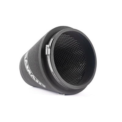 Ramair 76mm (3inch) ID Neck Large Cone Air Filter with Velocity Stack and Coupling-Filters-carbonizeduk
