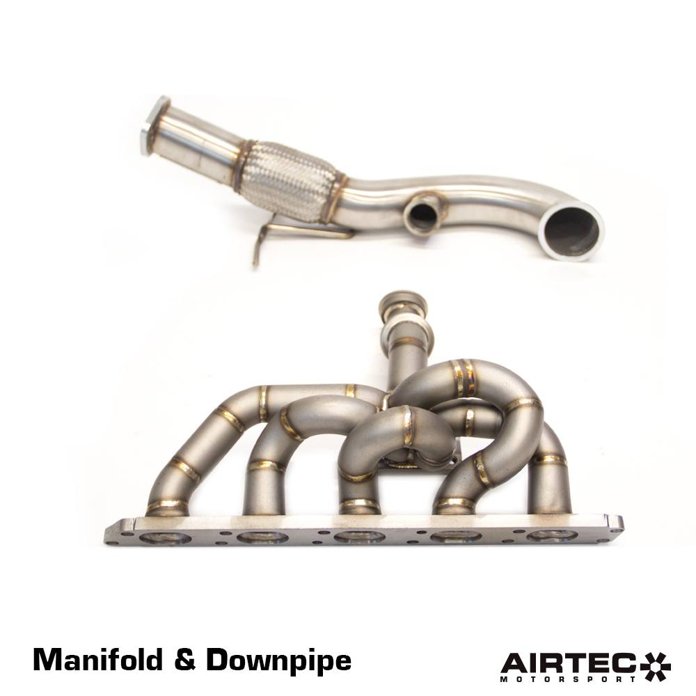 AIRTEC Motorsport Big Turbo Tubular Exhaust Manifold & Downpipe for Mk2 Focus ST & RS-Ford-Airtec-carbonizeduk