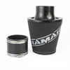Ramair Medium Foam Filter Aluminium Base 90mm (3.5inch)OD Black with Silicone Coupler-Filters-carbonizeduk