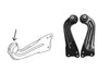 Rear Tie / Trailing Arm Bar Bushes Kit For SEAT Leon MK2 05-12 Inc Cupra in Poly-bushes-carbonizeduk