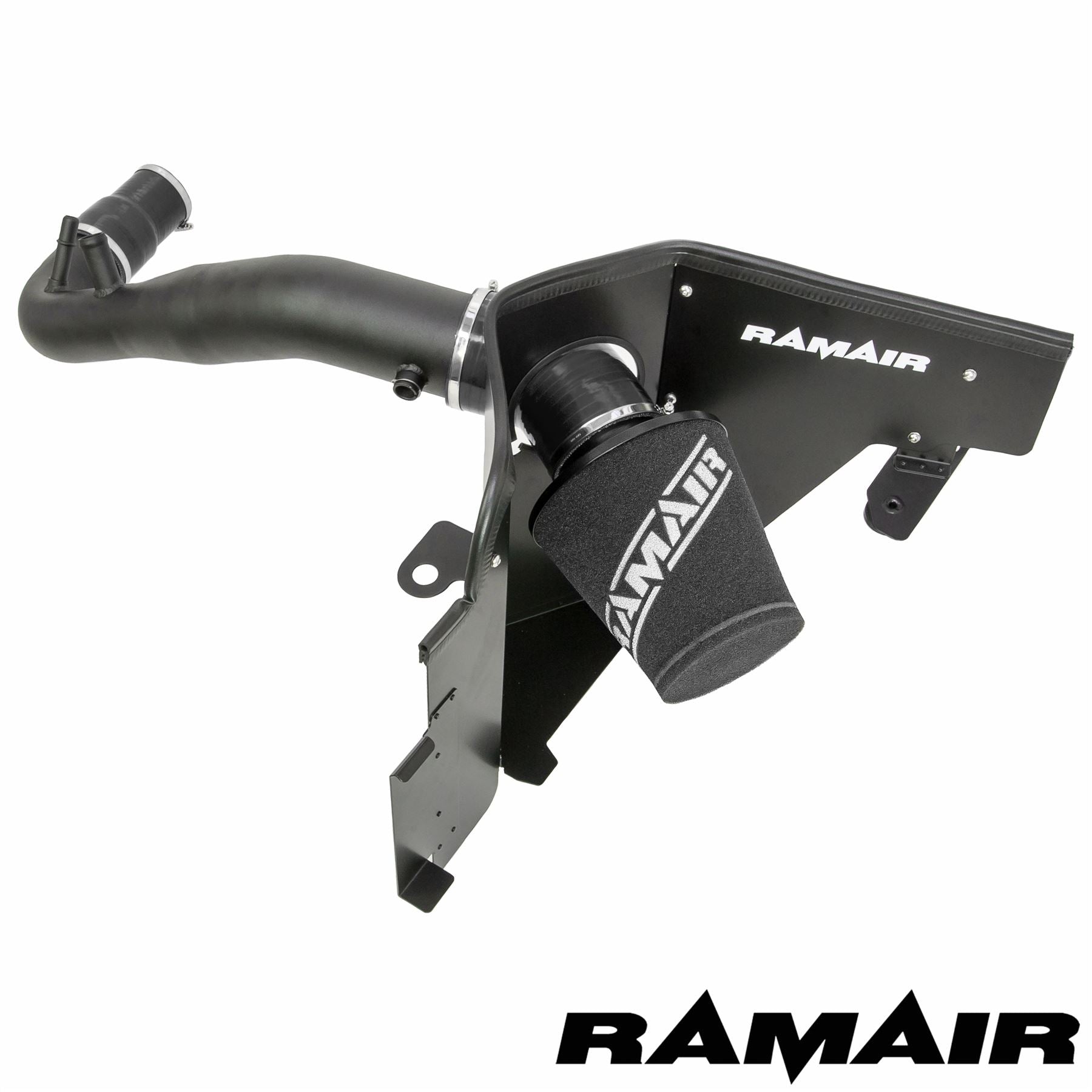 Performance Foam Induction Kit for 2.3 Ecoboost Ford Mustang - Black Hose-Intake Kits-carbonizeduk