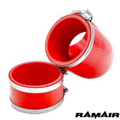 Performance Foam Induction Kit for MK2 Focus ST with ECU Holder - Red Hoses-Intake Kits-carbonizeduk