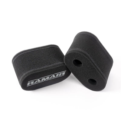 MS-017 - 2x Twin Inlet Motorcycle Carb Sock Air Filter-Filters-carbonizeduk