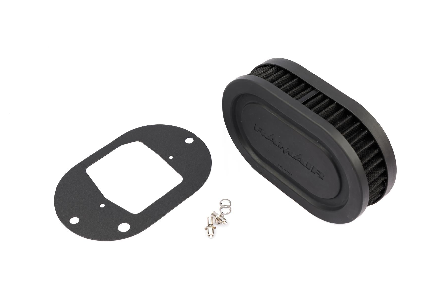 Pleated Carburettor Air Filter Baseplate to fit Weber 32/34 DFT 40mm Int Height-Filters-carbonizeduk