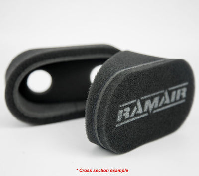 Carb Sock Foam Air Filters Caged 2x 115mm - Tall-Filters-carbonizeduk