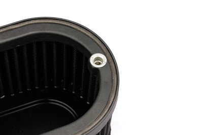 Pleated Carburettor Intake Air Filter Baseplate to fit SU HS6 Mini Offset 100mm-Filters-carbonizeduk