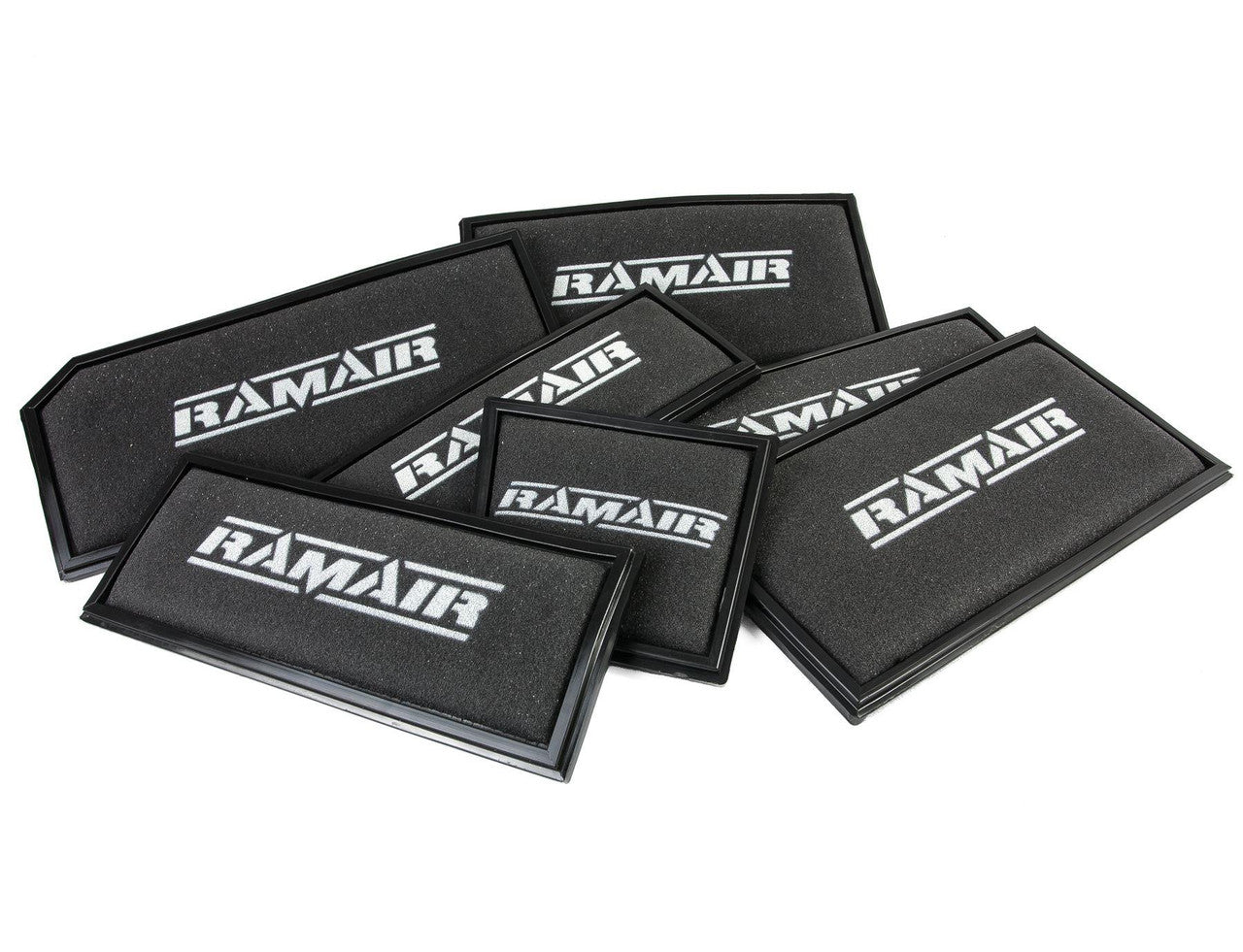 Pair of Ramair Replacement Air Filters to fit Land Rover L663 Defender P525 V8-intake pipework-carbonizeduk