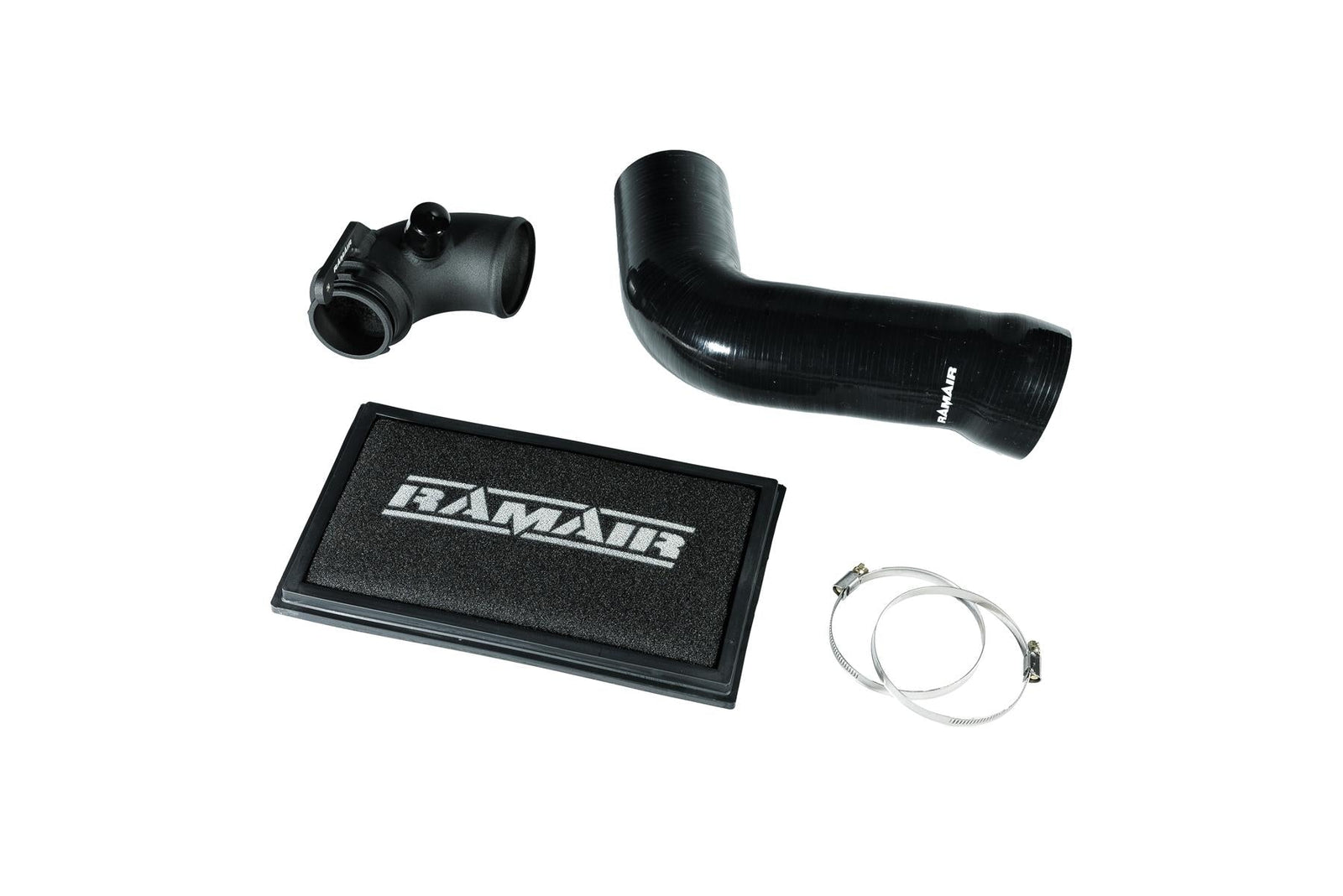 RPF-3129-RIP-BK-TI - Panel Air Filter Intake Pipe Air Hose & Turbo Elbow - A3 S3 TSI MQB-Filters-carbonizeduk